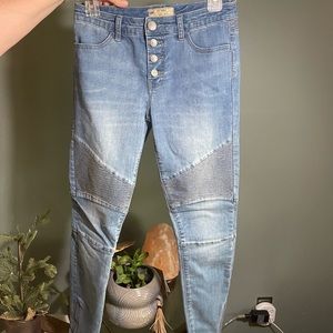 Free People moto skinny jeans